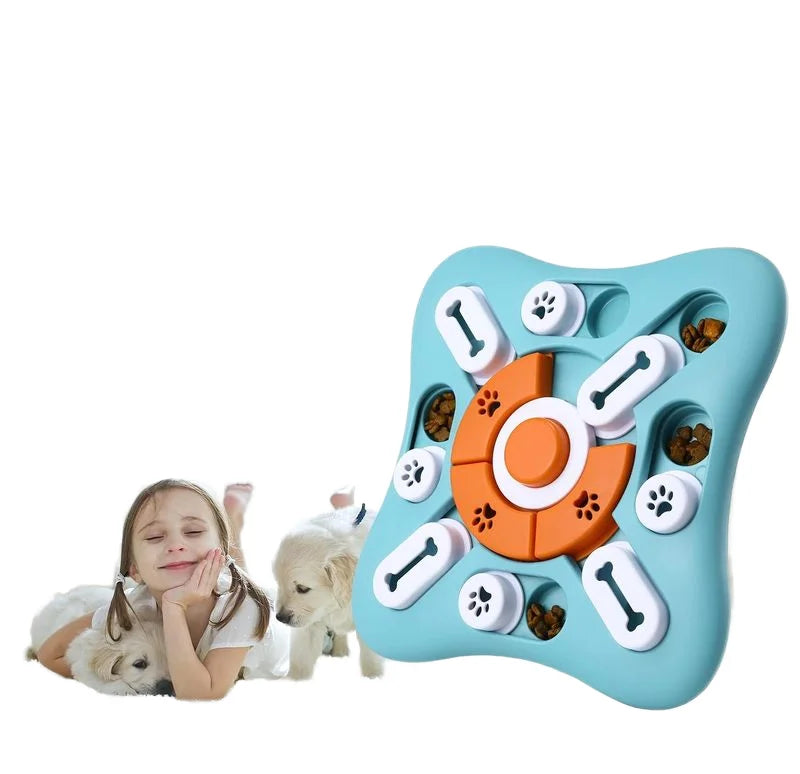 Treat-Dispensing Dog Game – Mental Stimulation & Fun!